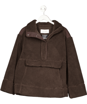 A Day's March Luxury Brown Pile Fleece Sweatshirt UK M