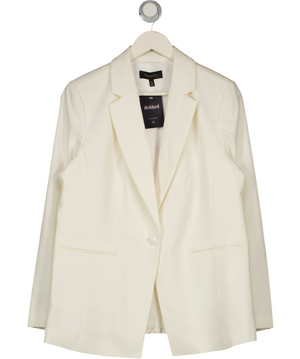 TALBOTS Cream Ivory Single Button Blazer UK 10