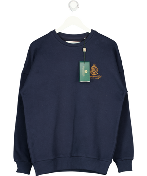 HOLLAND COOPER Relaxed Fit Crew Neck Sweat Ink Navy Blue UK S