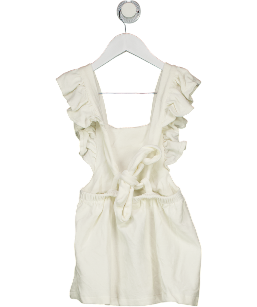 Freya Lillie Off White Velvet Bow Back Dress 3 -4 Years 3 Years
