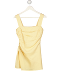 REFORMATION Butter Yellow Linen Mni Dress Us2 UK 6