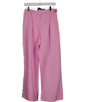 Mint Velvet Pink Linen & Viscose Blend Trousers - Short Length UK 10