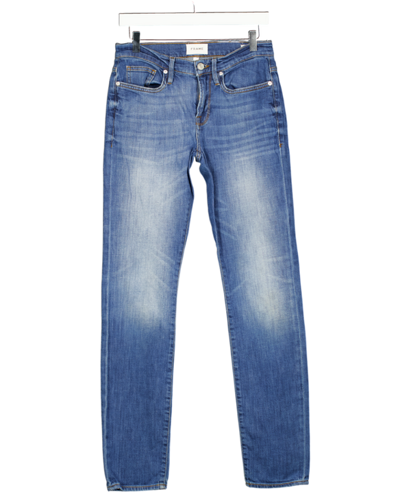 FRAME Mid Blue L’homme Skinny Jeans W28