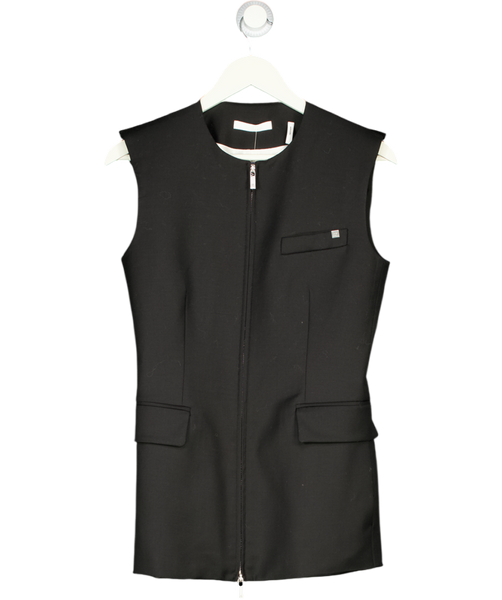 トップス Helmut lang zip vest HELMUT LANG 100% Wool Zip Vest - Waistcoat - Black Sz2 UK 6 – Reliked