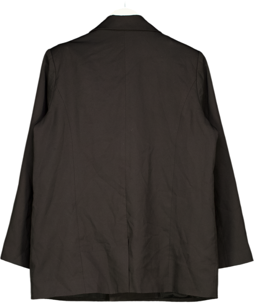 Lioness Black Double Breasted Oversized Blazer UK S