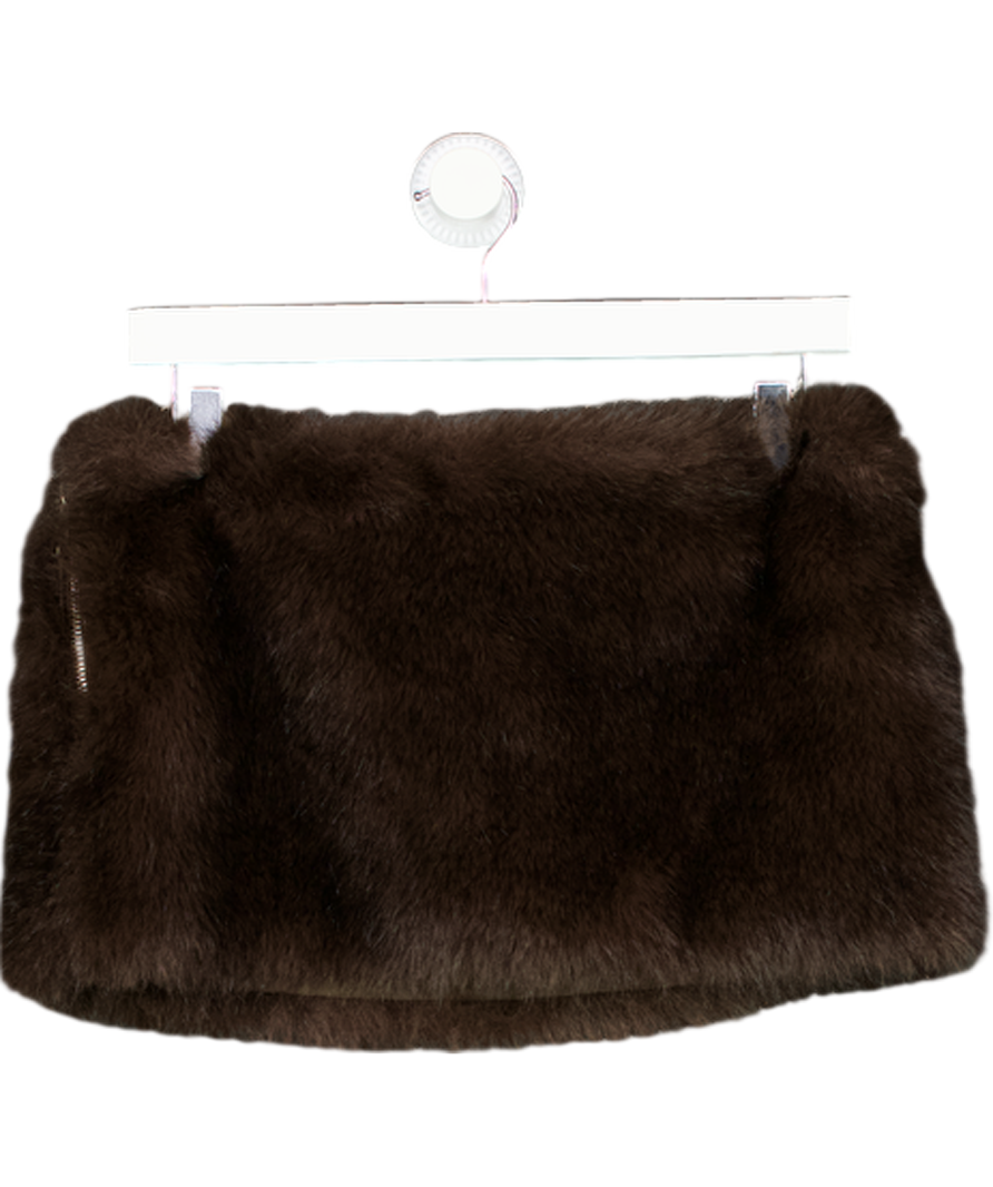 Mars the Label Brown The Maple Mini Skirt UK 8