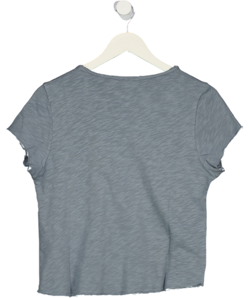 AMERICAN VINTAGE Blue Grey Sonoma T-shirt UK S