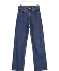 ASOS Dark Blue High Waist Straight Leg Jeans W26