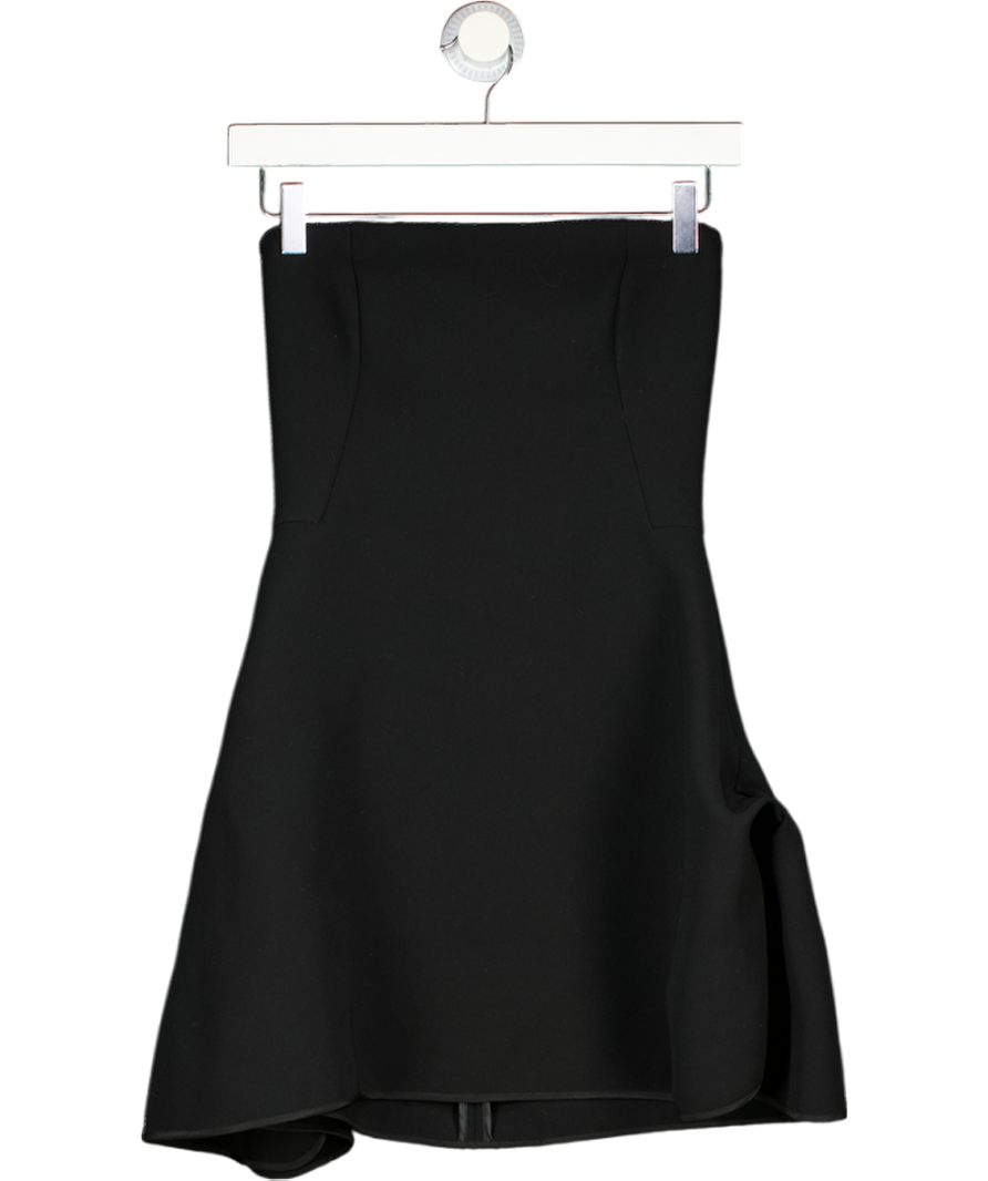 Maticevski Black Bandeau Granada Mini Dress UK 6