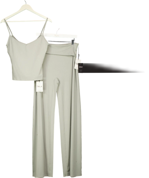 TALA Grey Softset Strappy Tank With Leggings UK XL