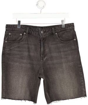ADPT Black Loose Fit Denim Shorts UK M