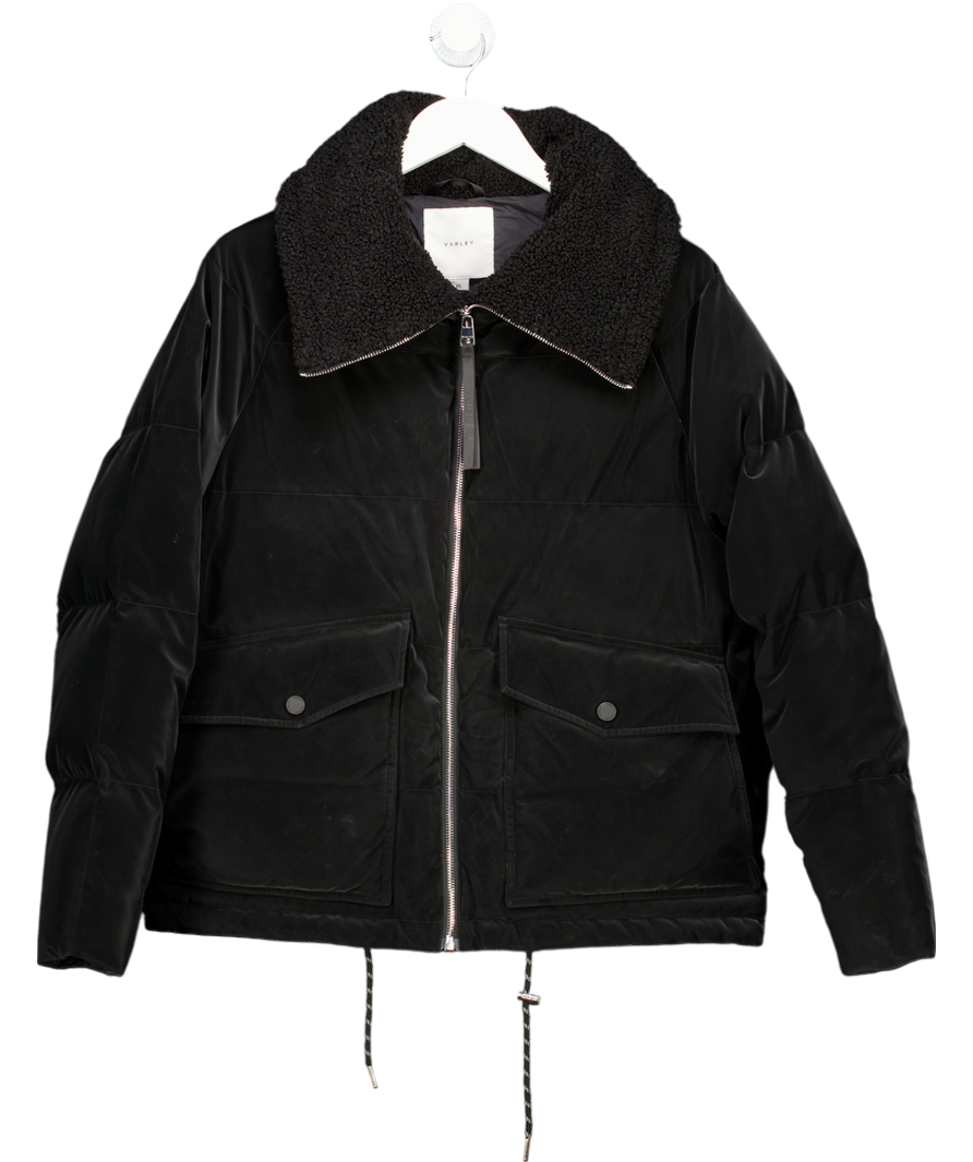 Varley Black Roseville Down Jacket UK XS