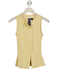 kookai Yellow Bec Button Tank UK 8