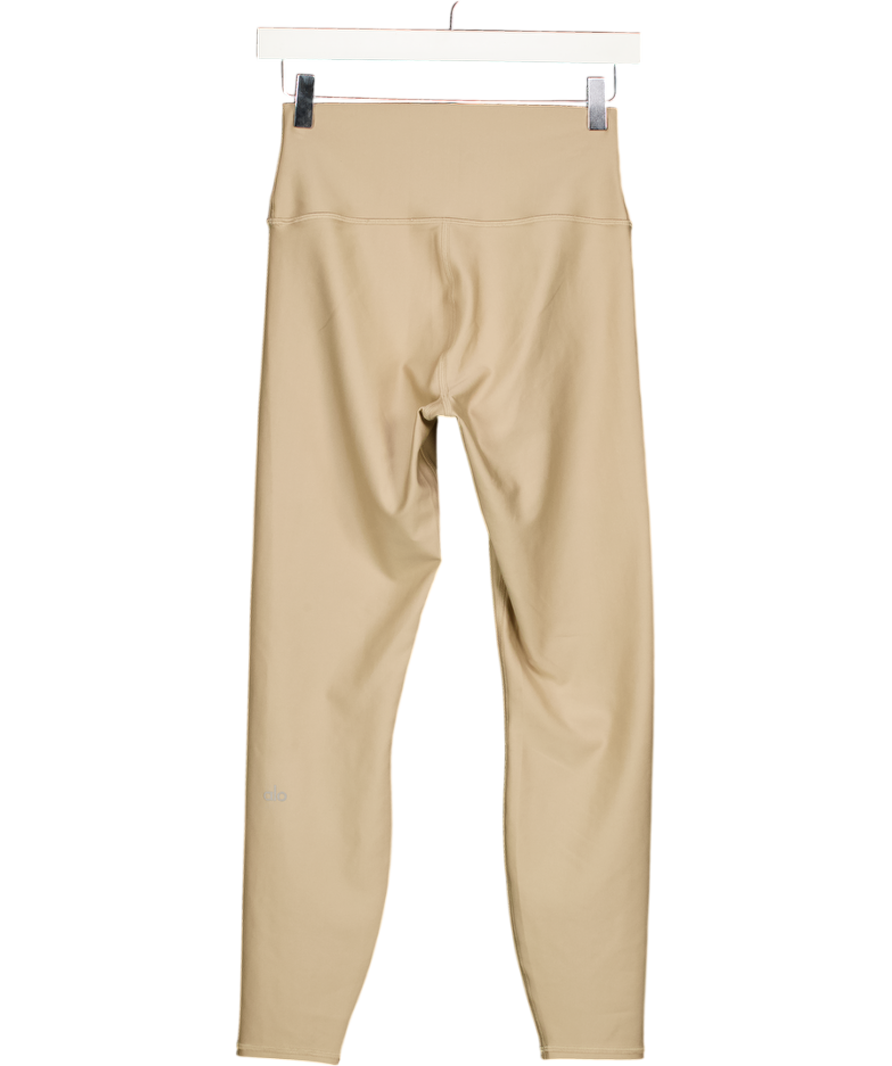 ALO Beige High Waisted Leggings UK M