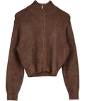 ELKA COLLECTIVE Chocolate Brown Super Soft Leon Knit Cardigan UK 8