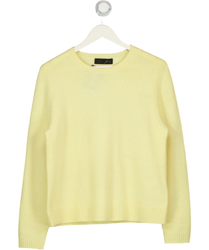 ZARA Butter Yellow 100% Wool Long Sleeve Jumper UK XL