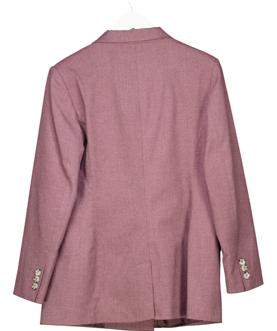 J.D Williams Purple Marl Double Breasted Blazer UK 12