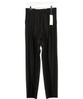 ARKET Black Wool Twill Straight Leg Trousers Eu38 UK 10
