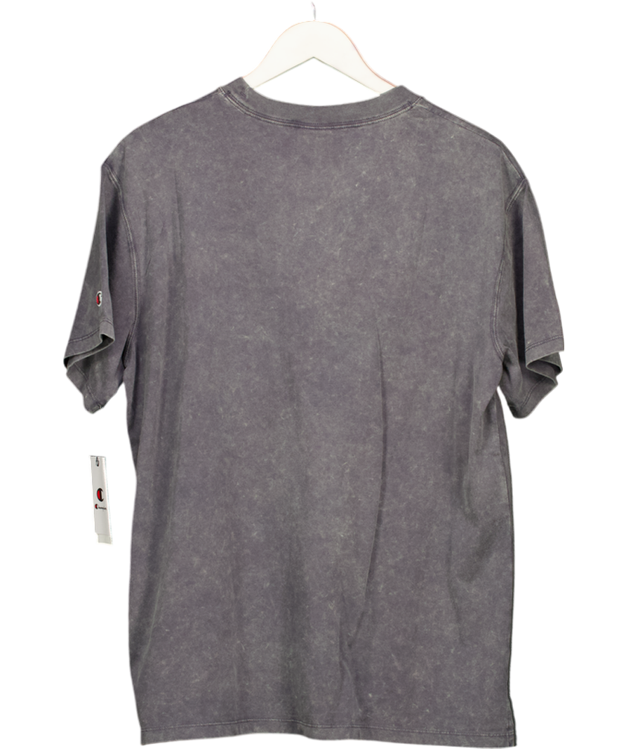 Champion Grey Vintage Wash Pocket T-shirt UK M