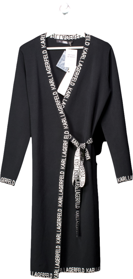Black Karl Lagerfeld Wrap-dress UK 10