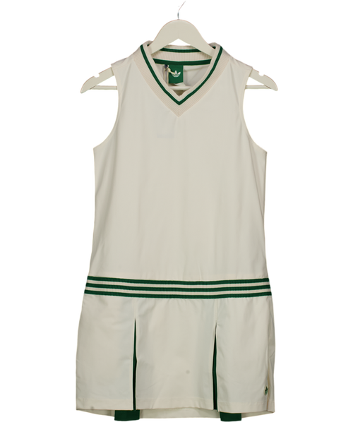 ADIDAS Cream Golf Originals Sleeveless Dress Chalk White UK S
