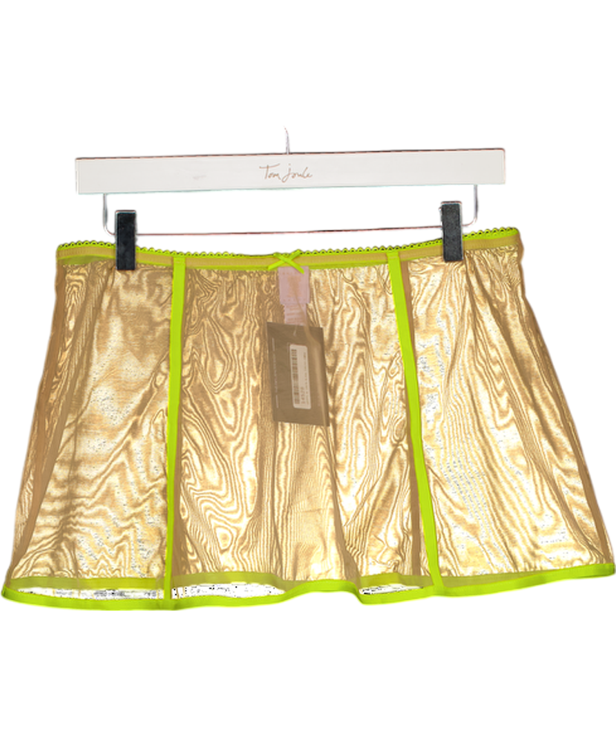 SAVAGE X FENTY Nude Nude/ Neon  Sheer Mini Skirt UK XL