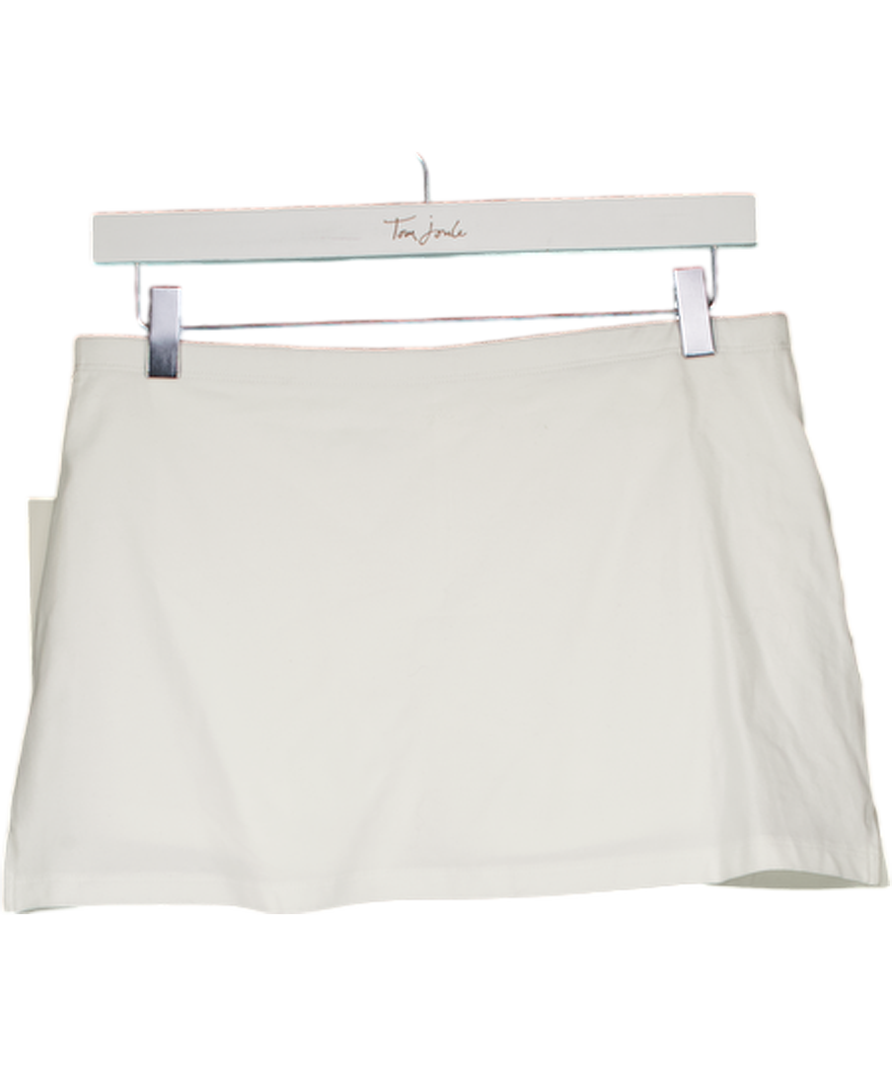 Urban Outfitters White Jersey Skort UK M