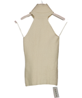 REISS Cream Cashmere Blend Sleeveless Roll Neck Top UK XS