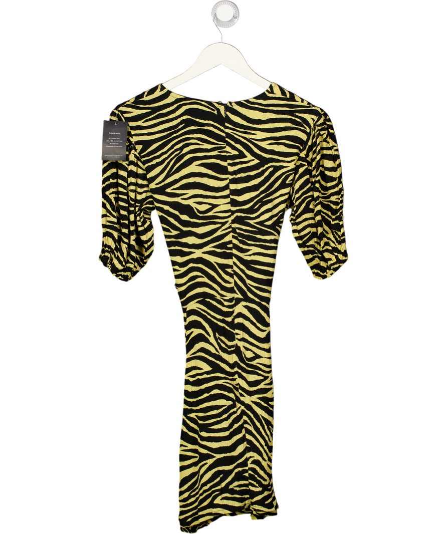 Faithfull The Brand Yellow Ilia Mini Dress UK S