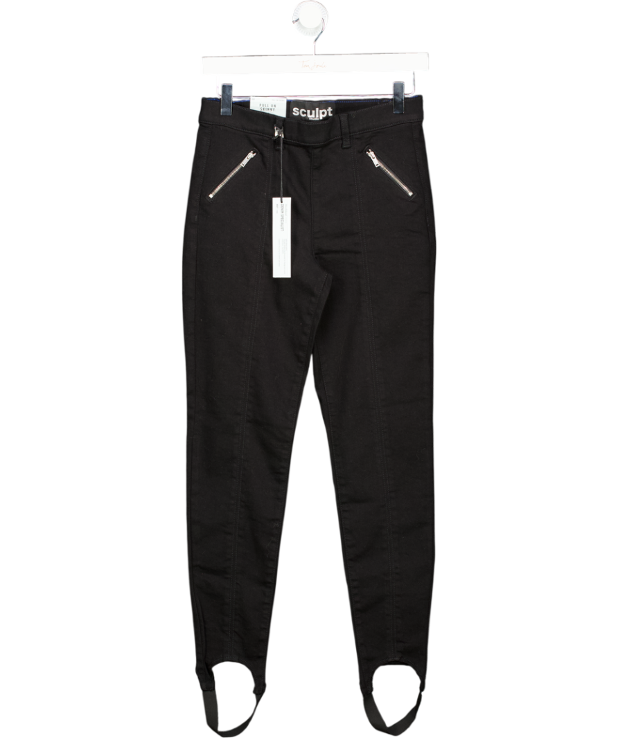 River Island Black Sculpt Skinny Jeans UK 8