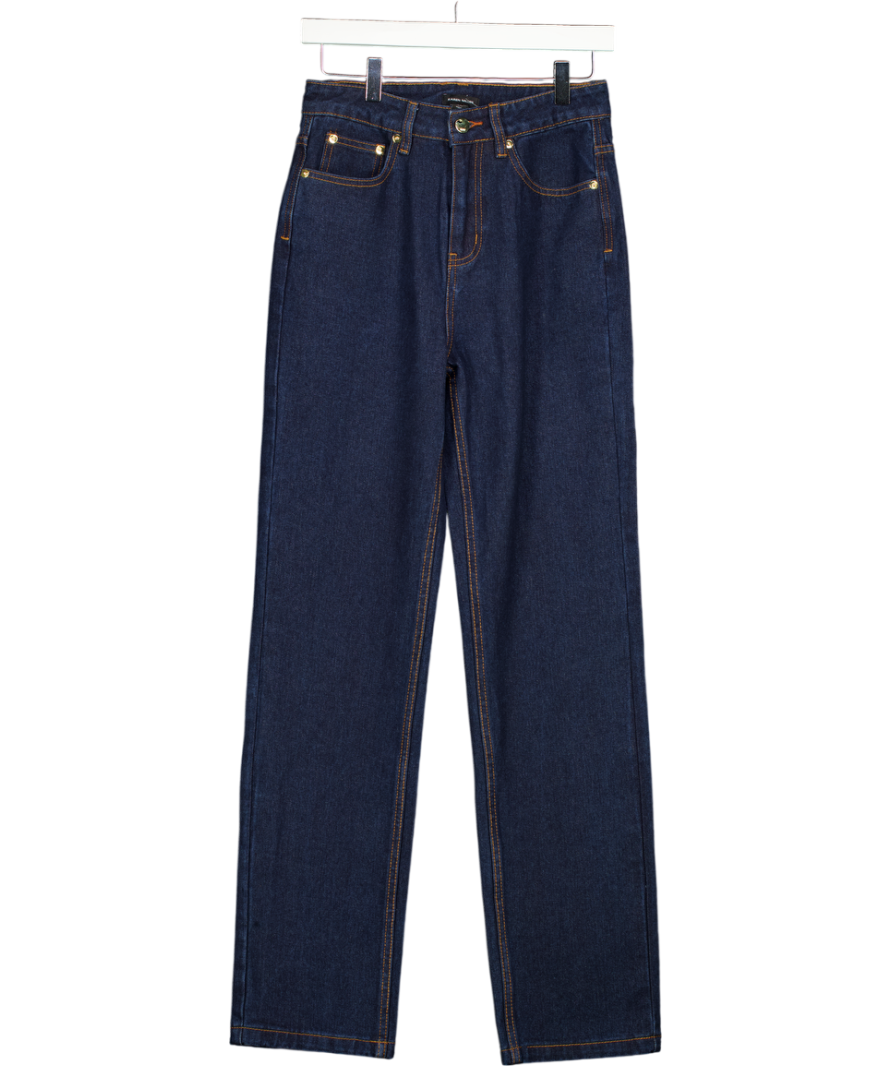 KAREN MILLEN Blue High Waist Slim Leg Jeans UK 6