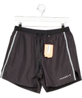 Young LA Black Ultra Running Shorts UK M