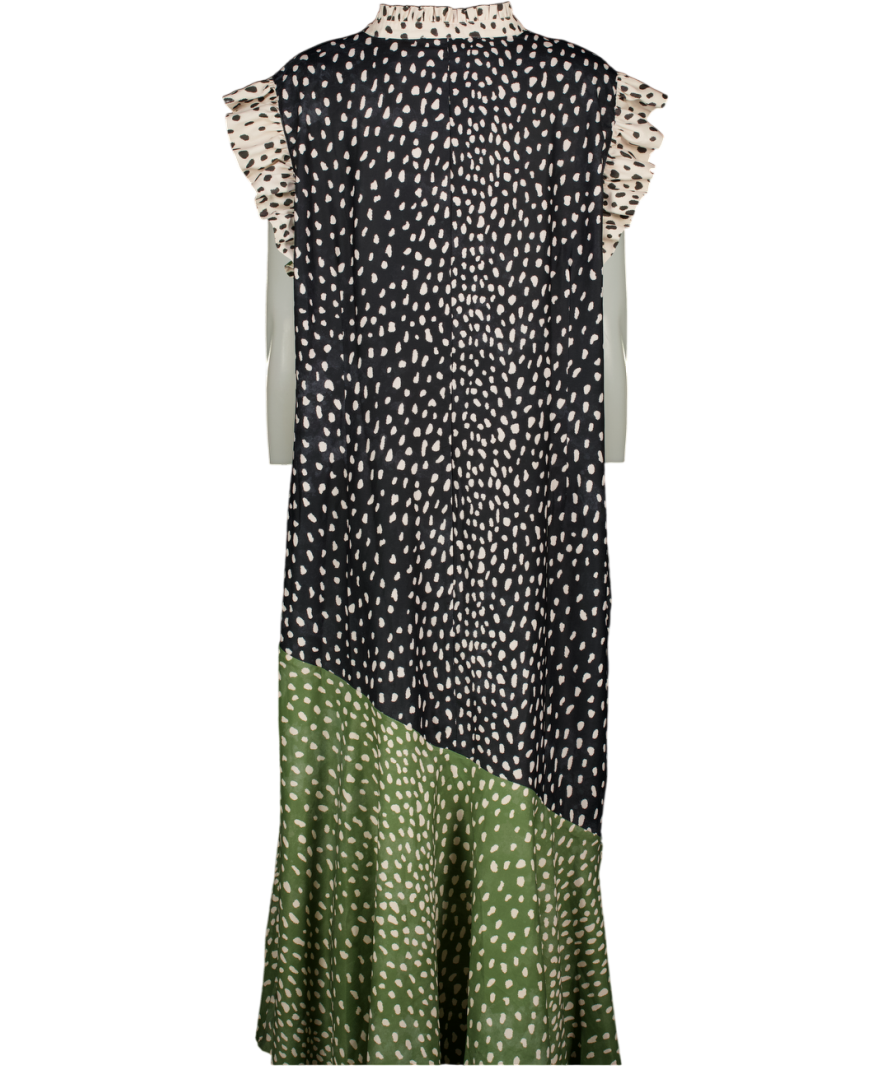NEVER FULLY DRESSED Multicoloured Mix Fawn Spot Remi Dress UK 24