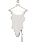 VARLEY White Kamila Swimsuit - Coconut Milk UK S