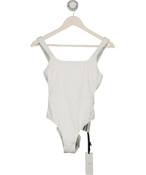 VARLEY White Kamila Swimsuit - Coconut Milk UK S