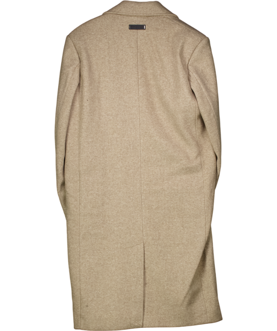 The Couture Club Beige Longline Overcoat UK M
