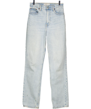 Abercrombie & Fitch Blue Curve Love Ultra High Rise 90s Straight Jeans Long W26