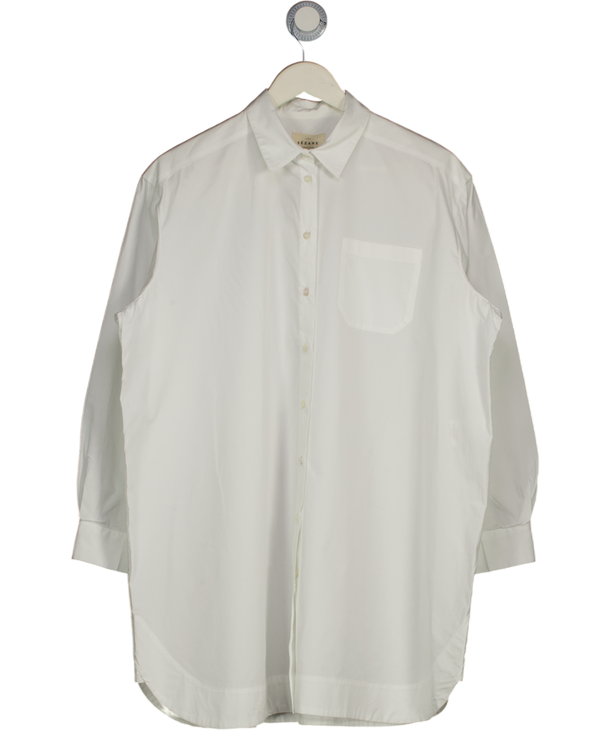 Sezane Max Shirt  Casual White UK S