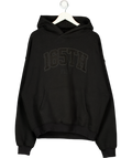 165TH FLOOR Core Heavyweight Hoodie Washed Black UK L