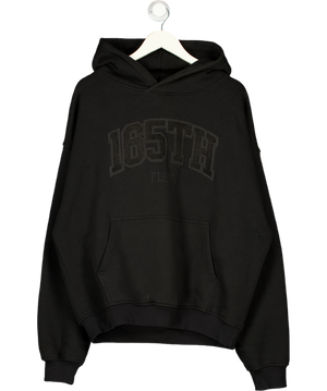165TH FLOOR Core Heavyweight Hoodie Washed Black UK L