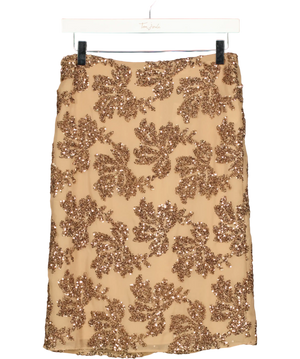 Salted Muse Brown Maxi Skirt UK S