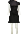 MESHKI Black Clinky Dakoda Off The Shoulder Dress UK XS