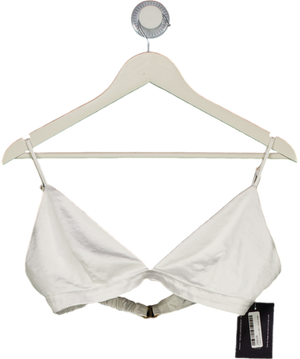 LOVERS & FRIENDS White Satin Bra Top UK S