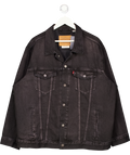 levis Black Relaxed Type Iii Trucker Jacket UK XL