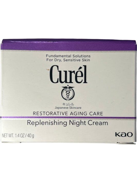 Curel Japanese Skincare Restorative Aging Care Replenishing Night Cream 40g