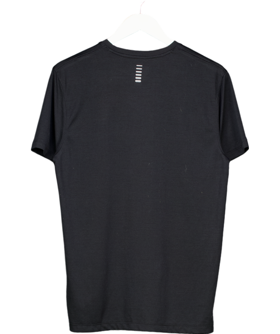 Under Armour Black Fitted Ribbed Workout T-shirt UK M