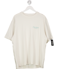 Abercrombie & Fitch Cream Premium Heavyweight 2.0 Graphic Tee UK L