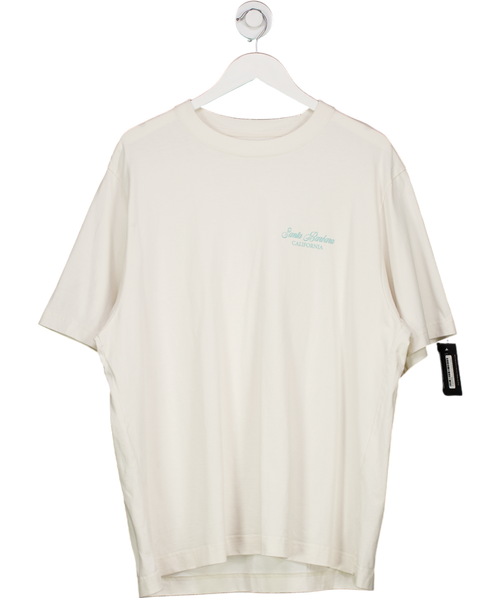 Abercrombie & Fitch Cream Premium Heavyweight 2.0 Graphic Tee UK L