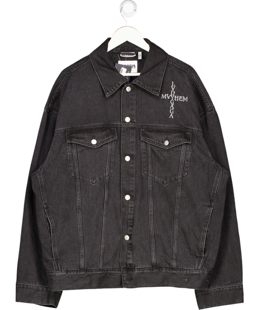 WEEKDAY Black Lady Gaga Denim Jacket UK L
