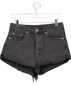 KSUBI Black Wash Denim Shorts W26